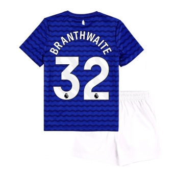 Billige Fotballdrakt Everton Jarrad Branthwaite #32 Replika Hjemmedraktsett Barn 2025-26 Kortermet (med bukser)